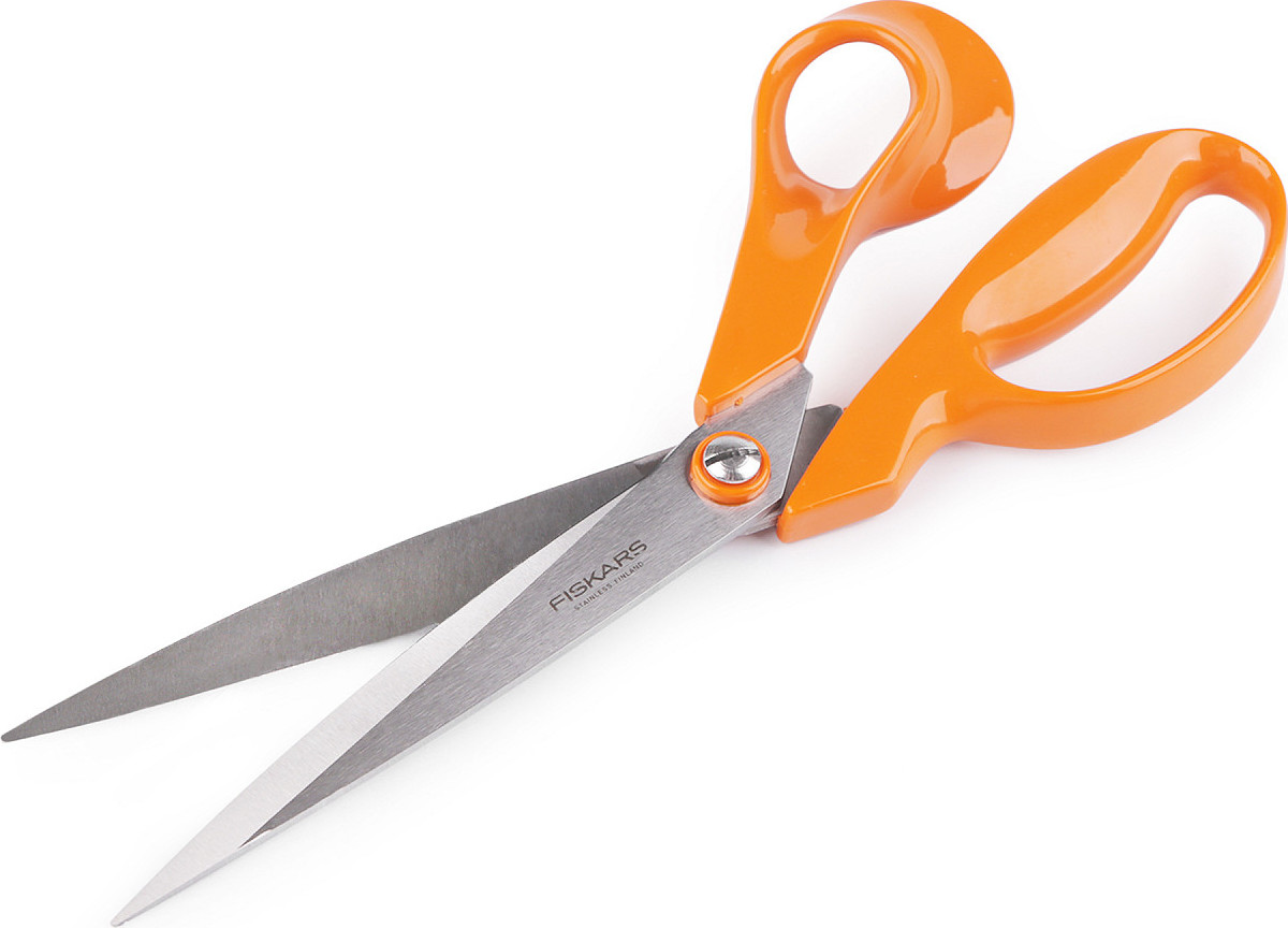 Krejčovské nůžky Fiskars délka 27 cm Varianta: oranžová, Balení: 1 ks