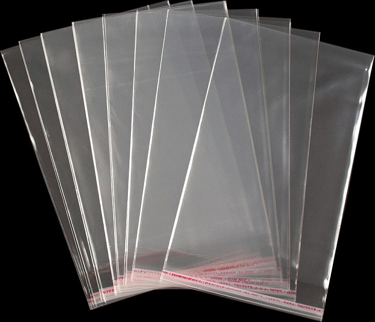 PP sáček s lepicí klopou 13x20 cm Varianta: transparent, Balení: 100 ks