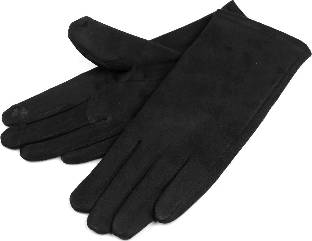 Dámské rukavice přechodní, dotykové Varianta: 3 černá, Balení: 1 pár