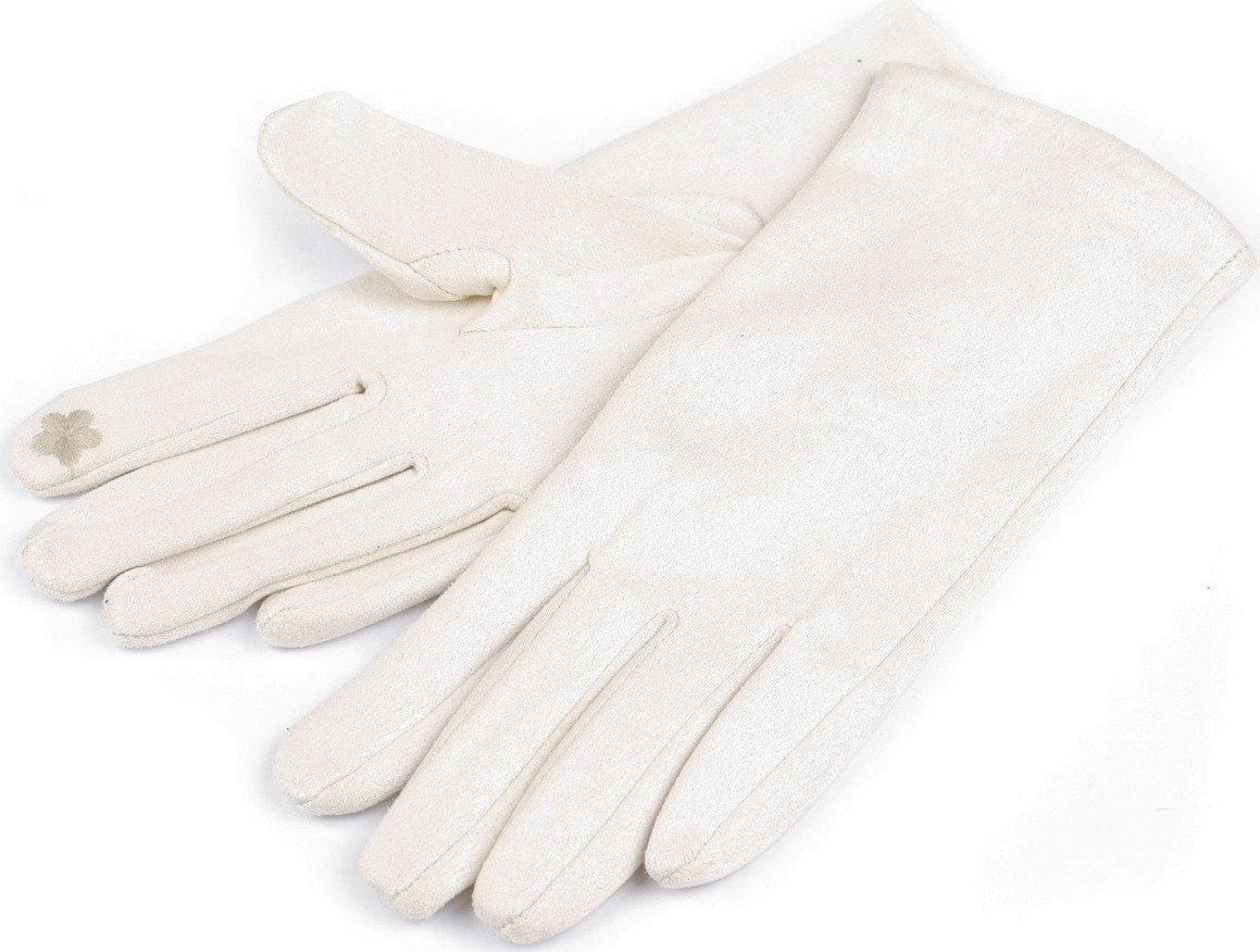 Dámské rukavice přechodní, dotykové Varianta: 1 béžová světlá, Balení: 1 pár