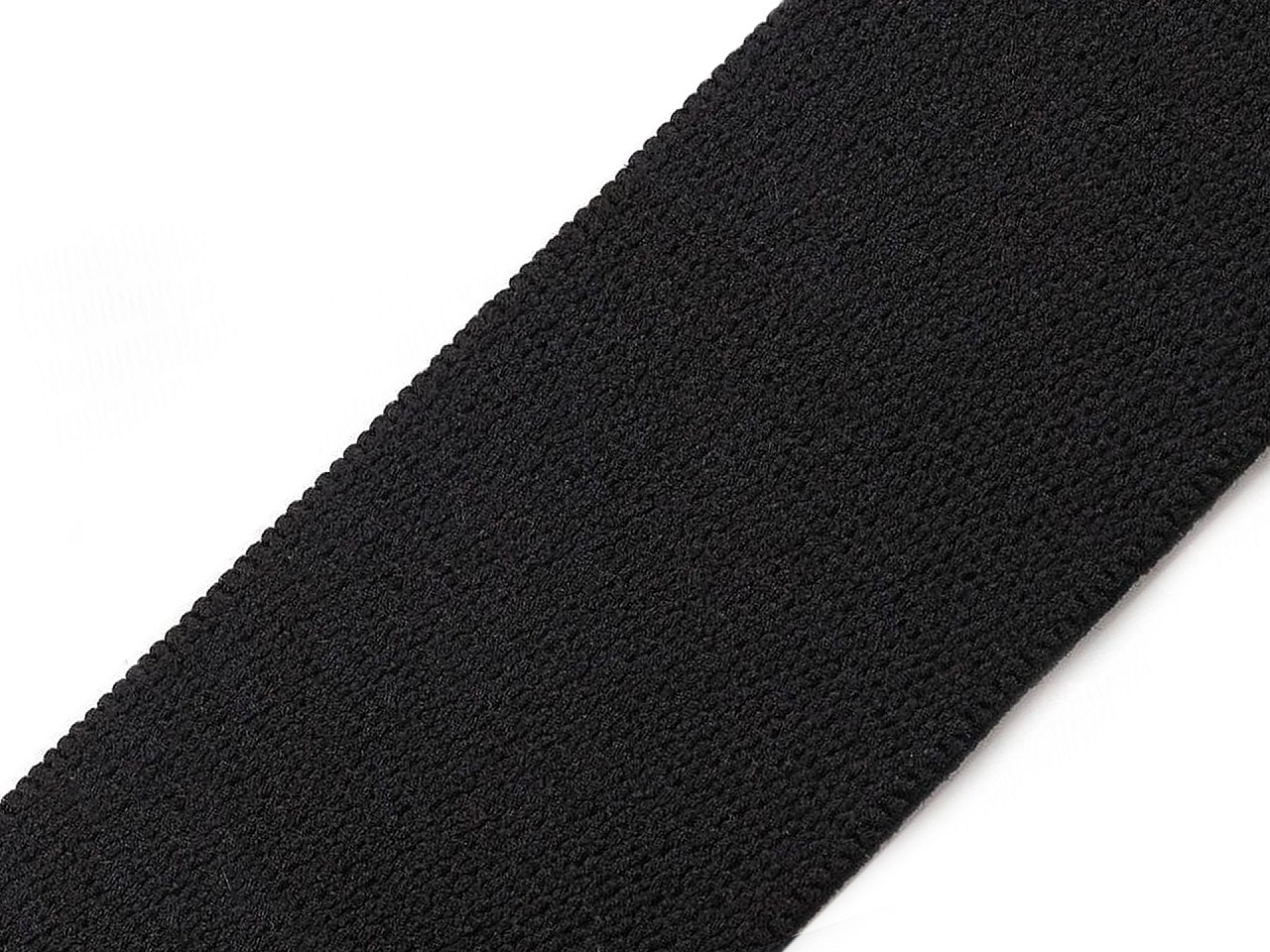 Pruženka hladká, měkká šíře 30 mm tkaná Varianta: černá, Balení: 25 m