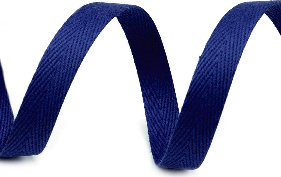 Keprovka - tkaloun šíře 10 mm Varianta: 4756 modrá berlínská, Balení: 50 m