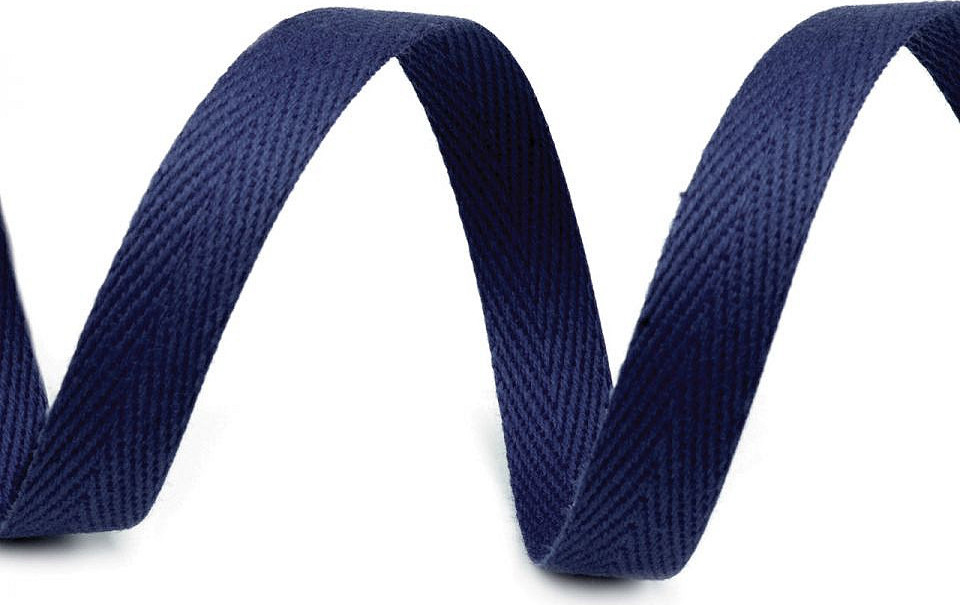 Keprovka - tkaloun šíře 10 mm Varianta: 7705 modrá pařížská, Balení: 50 m