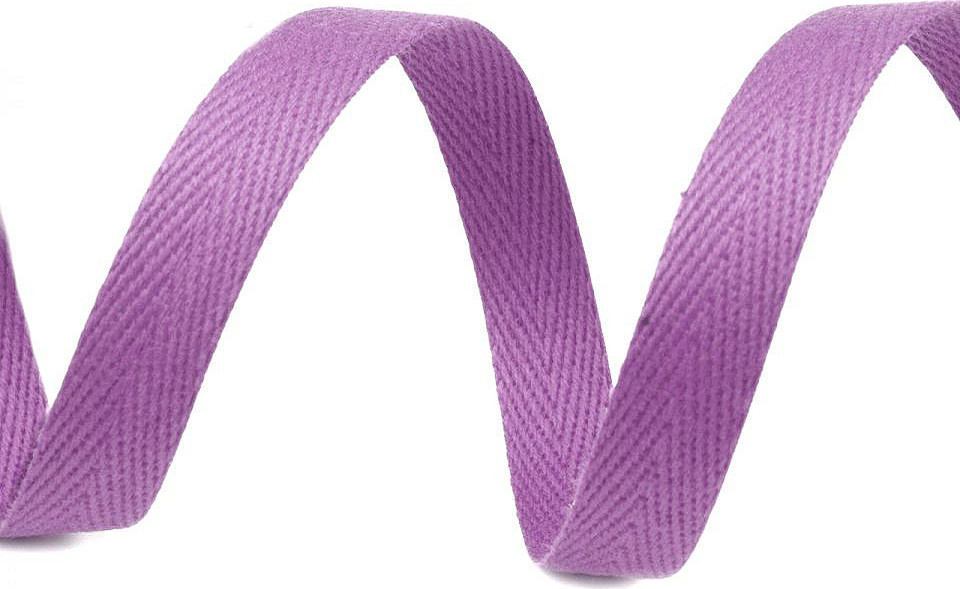 Keprovka - tkaloun šíře 10 mm Varianta: 1606 fialová lila, Balení: 50 m