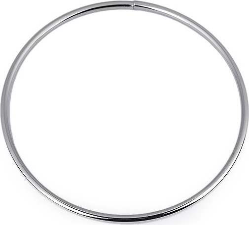 Kovový kruh na lapač snů / k dekorování Ø13,5 cm Varianta: nikl, Balení: 1 ks