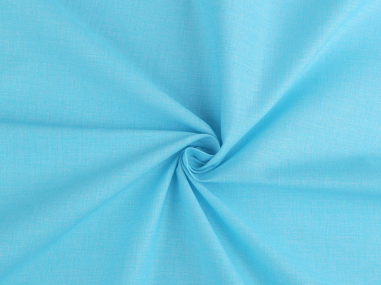 Bavlněná látka / plátno jednobarevná žíhaná Varianta: 10 (16) modrá azurová, Balení: 1 m