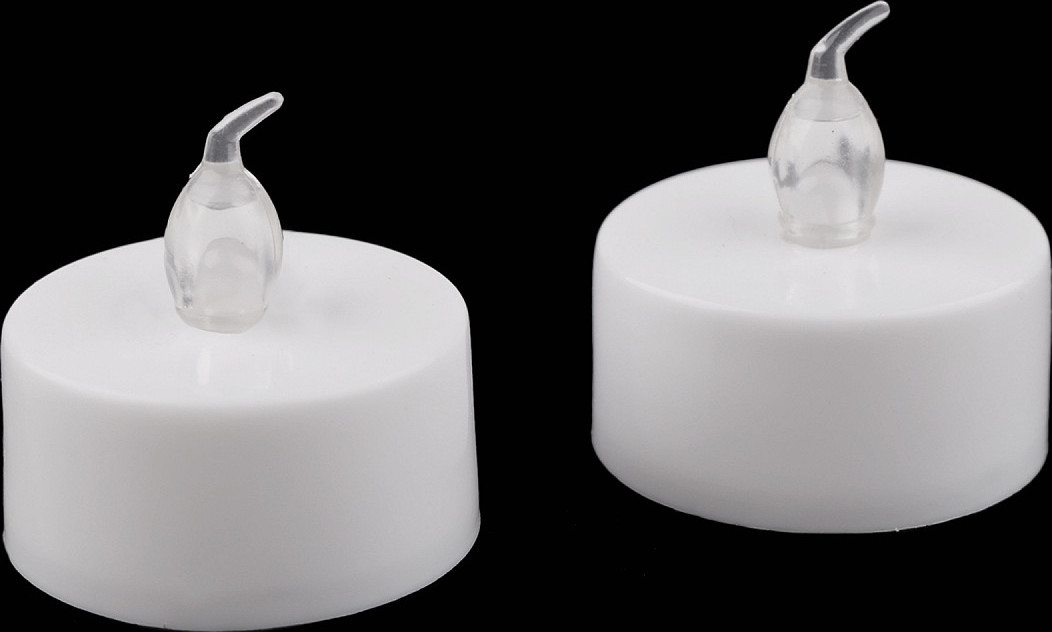 LED čajová svíčka na baterky Ø36 mm Varianta: bílá teplá, Balení: 24 ks