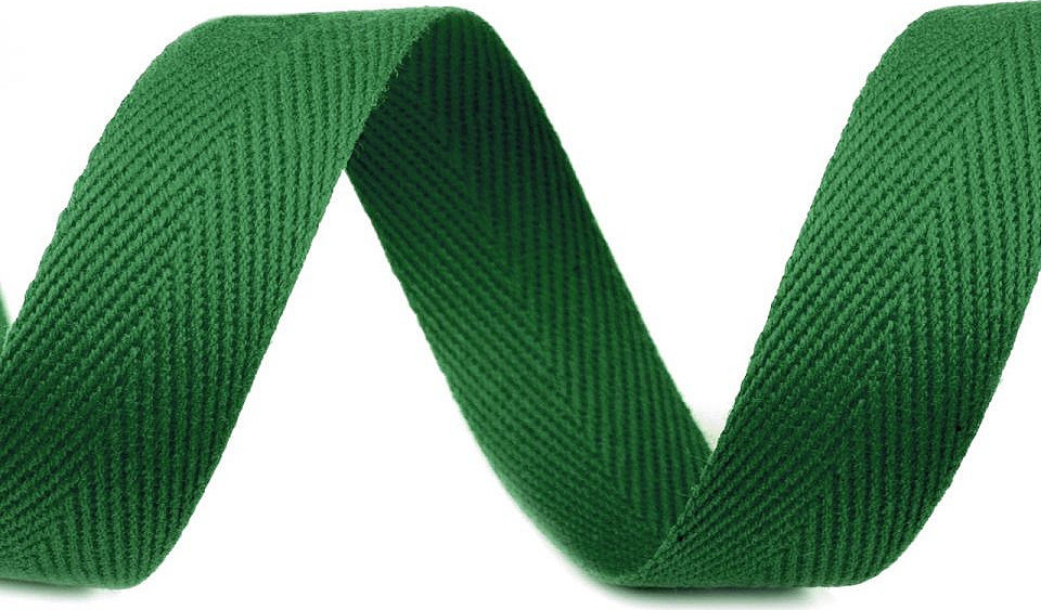 Keprovka - tkaloun šíře 30 mm Varianta: 8845 zelená pastelová, Balení: 50 m