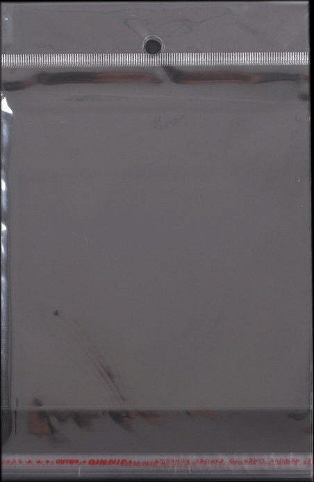 PP sáček s lepicí klopou a závěsem 13x14 cm Varianta: transparent, Balení: 17500 ks
