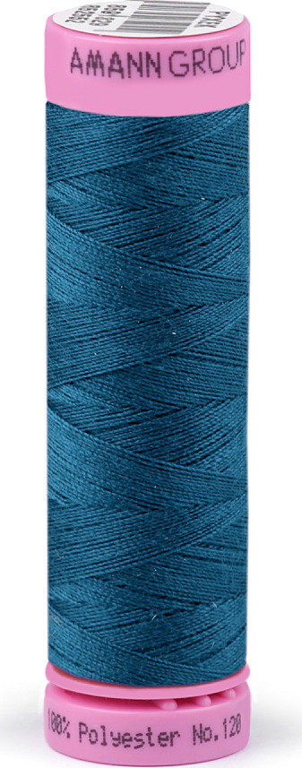 Polyesterové nitě návin 100 m Aspo Amann Varianta: 0760 Harbor Blue, Balení: 5 ks