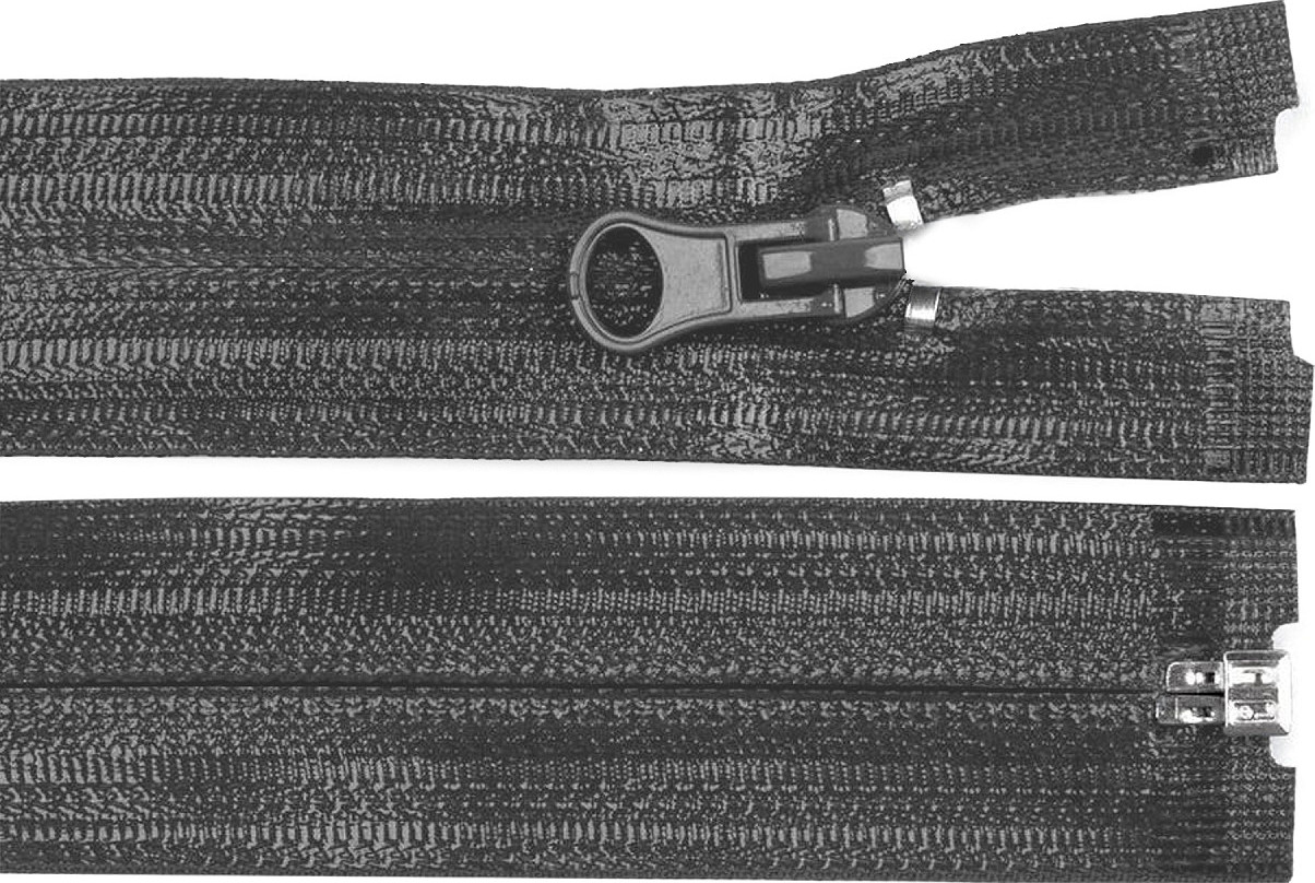 Voděodolný zip šíře 7 mm délka 75 cm spirálový Varianta: 312 šedá tmavá, Balení: 1 ks