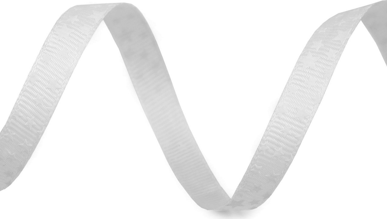 Rypsová stuha šíře 10 mm Varianta: 1 bílá, Balení: 1 ks