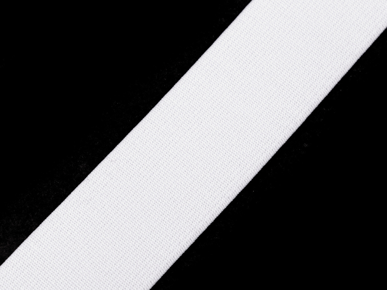 Pruženka měkká šíře 35 mm tkaná Varianta: 1101 bílá, Balení: 1 m