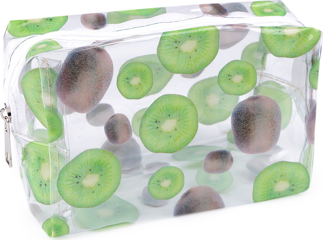 Pouzdro / kosmetická taška 11x18 cm Varianta: 3 zelená kiwi, Balení: 1 ks