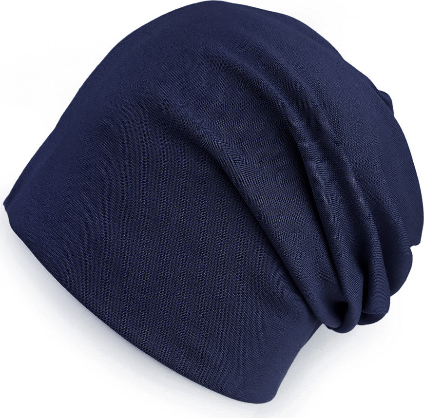 Bavlněná čepice unisex Varianta: 9 modrá tmavá, Balení: 1 ks