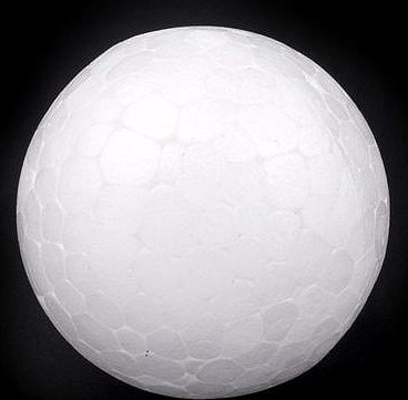 Koule Ø3 cm polystyren Varianta: bílá, Balení: 100 ks