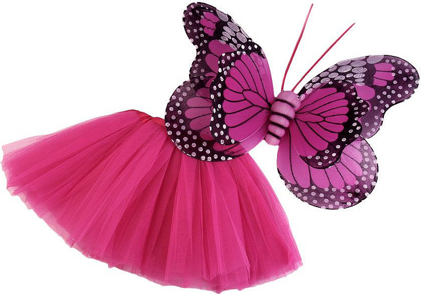 Karnevalový kostým - motýl Varianta: 5 fialovorůžová, Balení: 1 sada