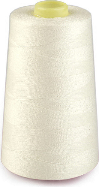 Polyesterové nitě pro overlocky i klasické šití návin 5000 yards PES 40/2 Varianta: 501 Antique White, Balení: 12 ks