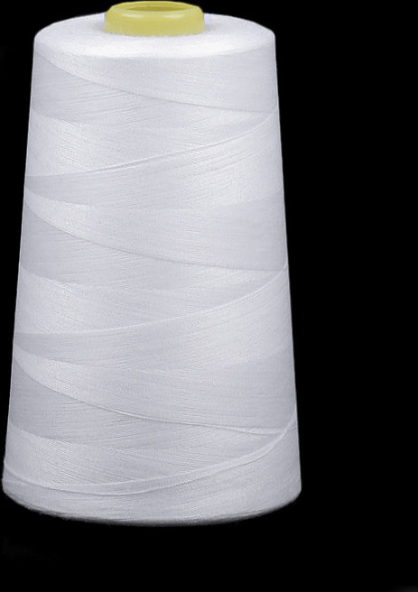 Polyesterové nitě pro overlocky i klasické šití návin 5000 yards PES 40/2 Varianta: 502 White, Balení: 12 ks