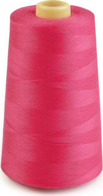 Polyesterové nitě pro overlocky i klasické šití návin 5000 yards PES 40/2 Varianta: 563 Fandango Pink, Balení: 1 ks