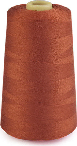 Polyesterové nitě pro overlocky i klasické šití návin 5000 yards PES 40/2 Varianta: 724 Burnt Orange, Balení: 1 ks