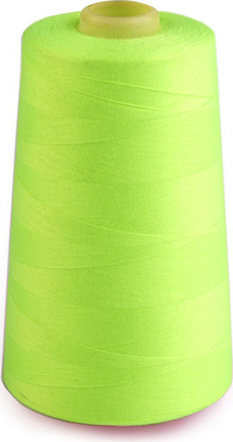 Polyesterové nitě pro overlocky i klasické šití návin 5000 yards PES 40/2 Varianta: 586 Lime Punch neon, Balení: 1 ks