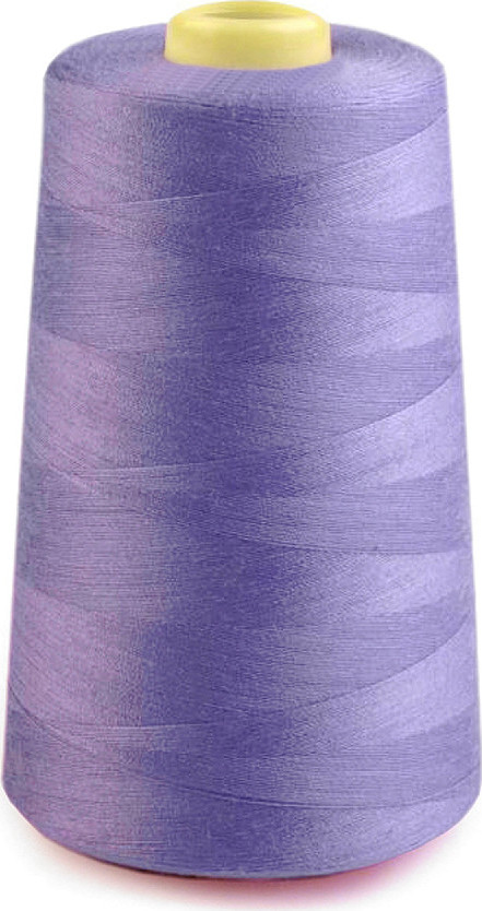 Polyesterové nitě pro overlocky i klasické šití návin 5000 yards PES 40/2 Varianta: 658 Violet Tulip, Balení: 12 ks