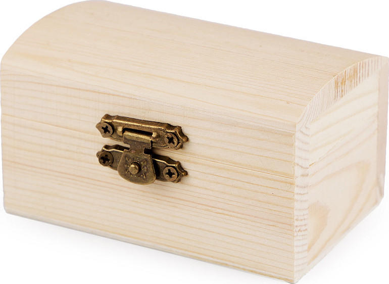 Dřevěná krabička k dozdobení Varianta: 1 (5,5x9 cm) přírodní, Balení: 1 ks