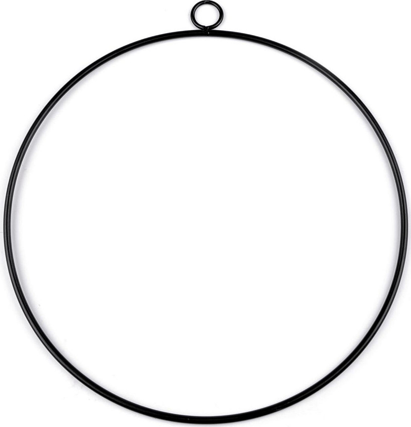 Kovový kruh na lapač snů / k dekorování Ø30 cm Varianta: 2 bílá, Balení: 1 ks