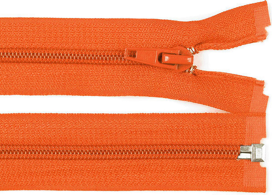 Spirálový zip šíře 5 mm délka 60 cm bundový POL Varianta: 158 oranžová, Balení: 1 ks