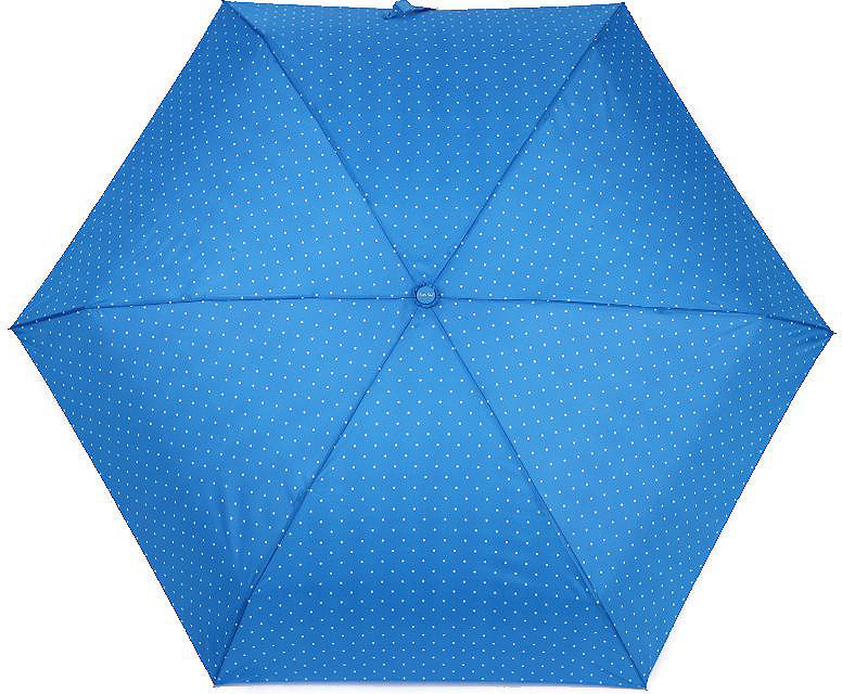 Skládací mini deštník s puntíky Varianta: 5 šedá, Balení: 1 ks