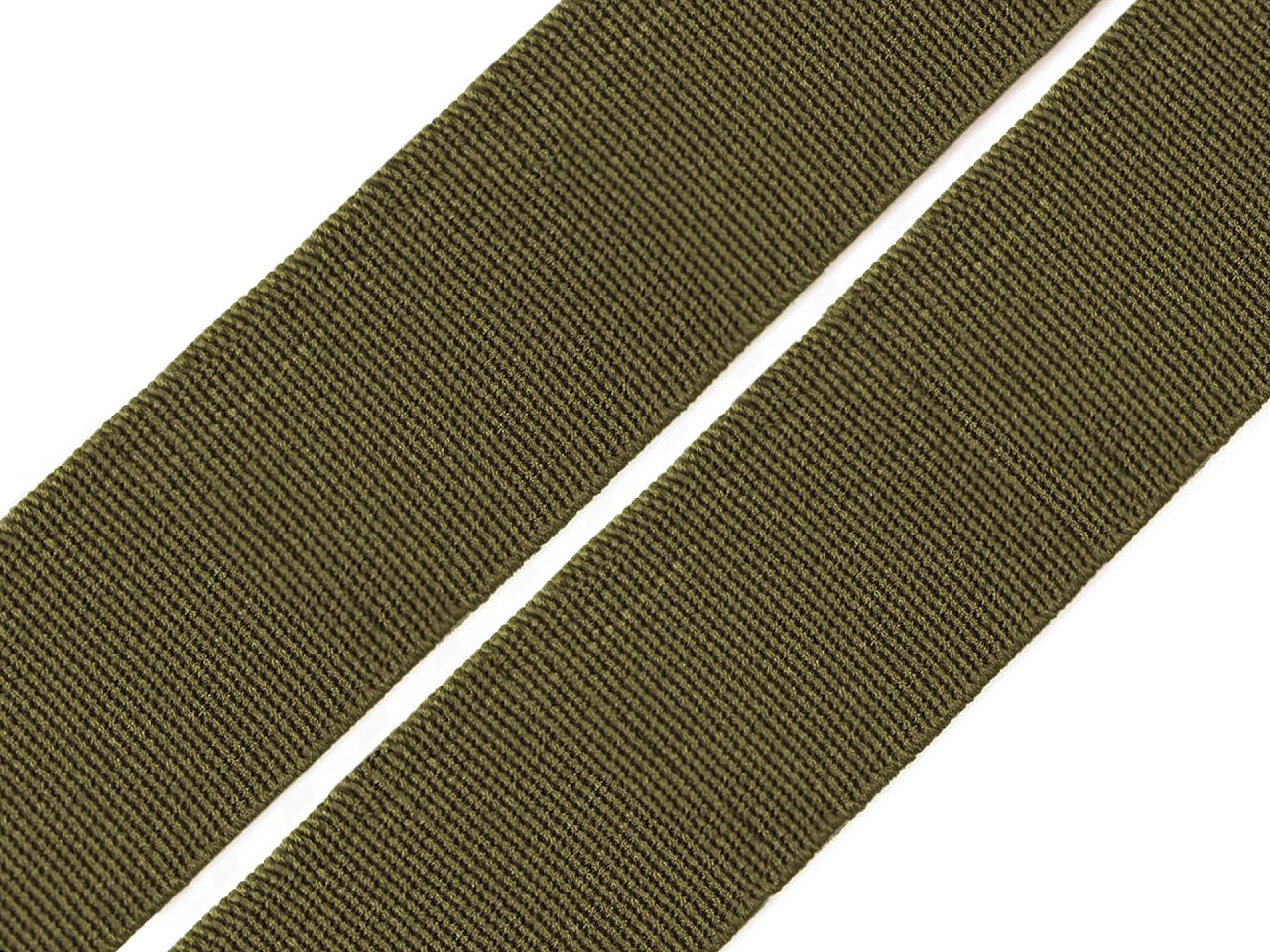 Pruženka hladká šíře 20 mm tkaná barevná Varianta: 7803 zelená lesní, Balení: 25 m