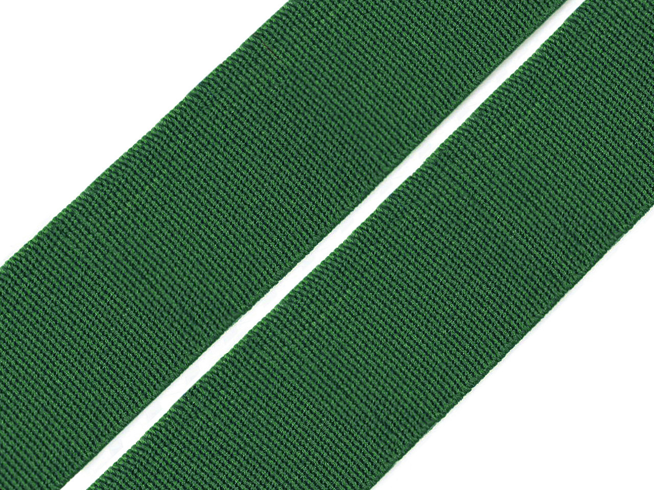 Pruženka hladká šíře 20 mm tkaná barevná Varianta: 4803 zelená tmavá, Balení: 25 m