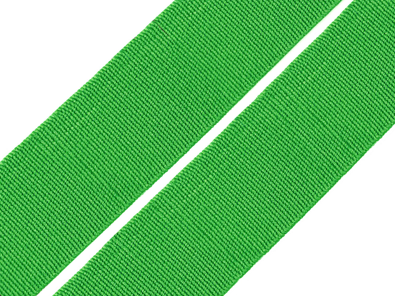 Pruženka hladká šíře 20 mm tkaná barevná Varianta: 4859 zelená, Balení: 25 m