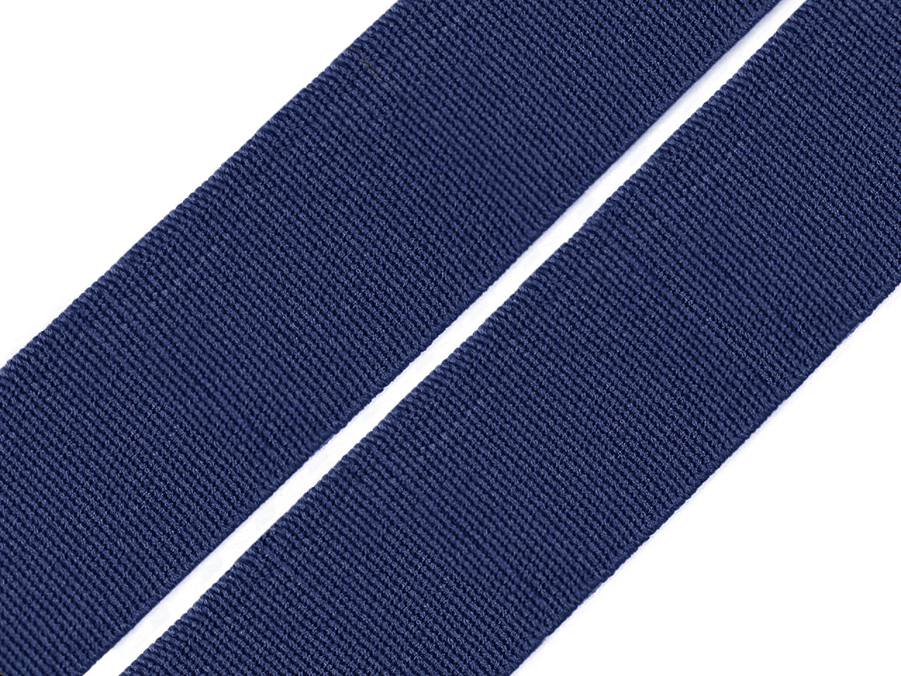 Pruženka hladká šíře 20 mm tkaná barevná Varianta: 7704 modrá tmavá, Balení: 25 m