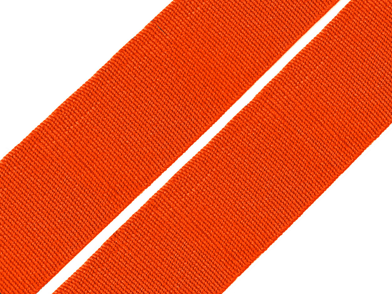 Pruženka hladká šíře 20 mm tkaná barevná Varianta: 4301 oranžová neon, Balení: 25 m