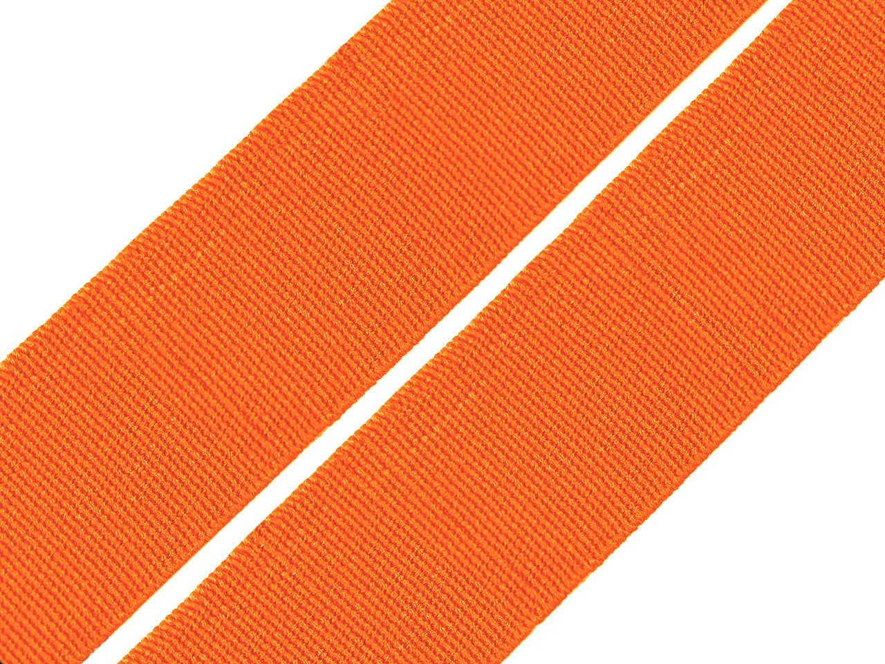 Pruženka hladká šíře 20 mm tkaná barevná Varianta: 4302 oranžová dýňová, Balení: 25 m