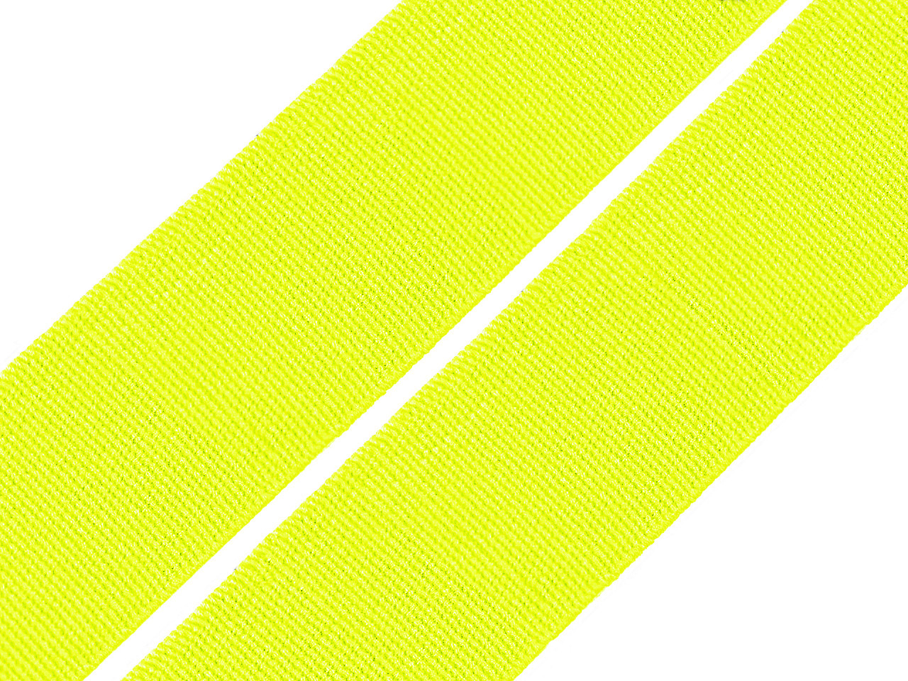 Pruženka hladká šíře 20 mm tkaná barevná Varianta: 4206 žlutozelená ost. neon, Balení: 25 m
