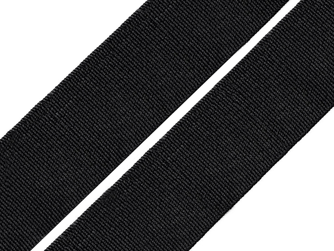 Pruženka hladká šíře 20 mm tkaná barevná Varianta: 7001 černá, Balení: 25 m