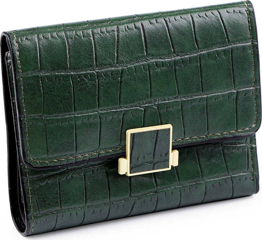 Dámská peněženka / dokladovka 9x11 cm Varianta: 3 zelená tmavá, Balení: 1 ks