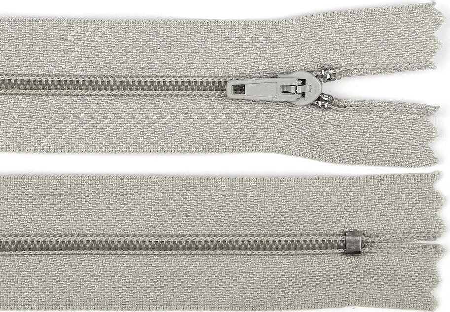 Spirálový zip šíře 3 mm délka 20 cm pinlock Varianta: 310 šedobéžová, Balení: 1 ks