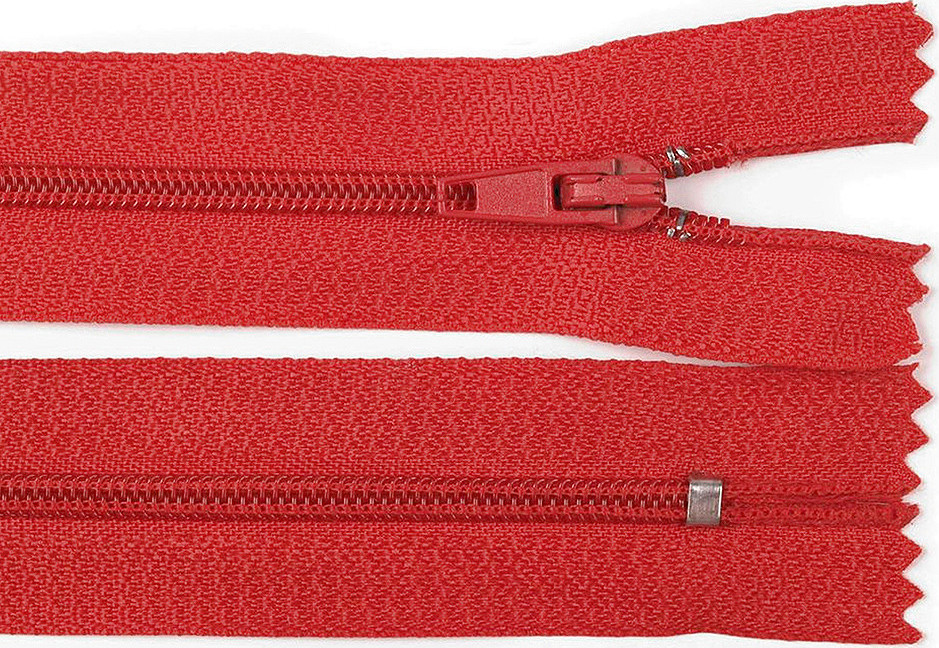 Spirálový zip šíře 3 mm délka 20 cm pinlock Varianta: 162 Poppy Red, Balení: 1 ks