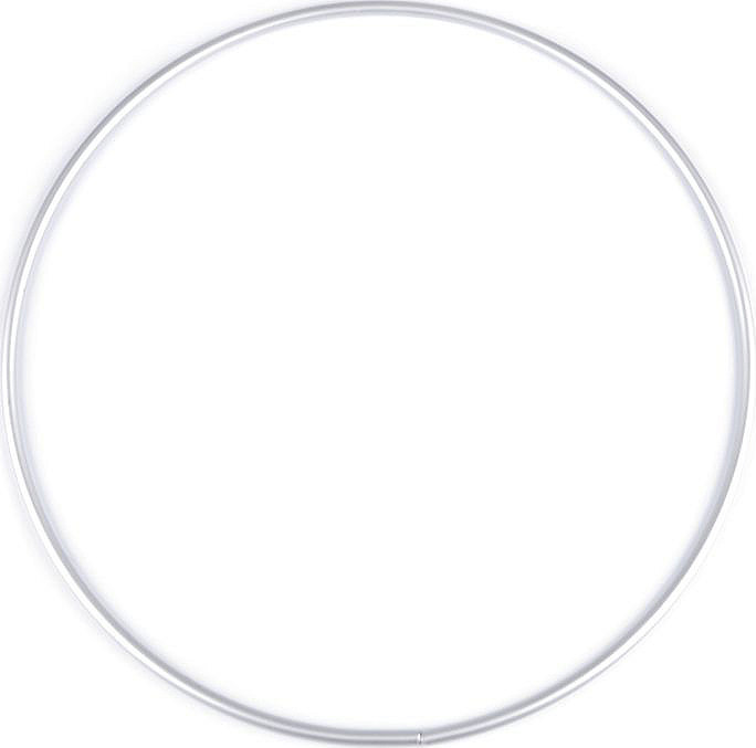 Kovový kruh na lapač snů / k dekorování Ø25 cm Varianta: stříbrná, Balení: 1 ks