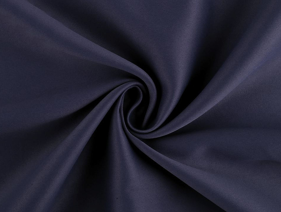 Závěsová látka blackout šíře 280 cm Varianta: 10 (38) modrá tmavá, Balení: 1 m