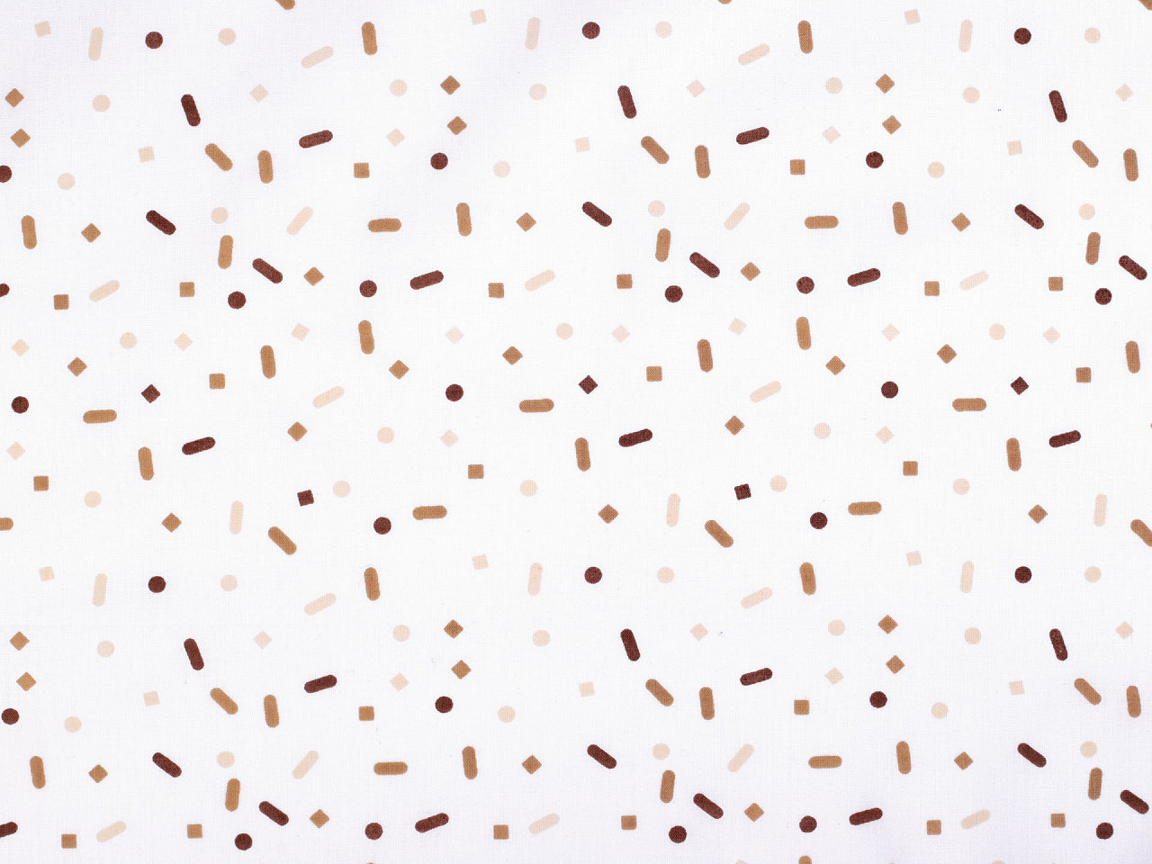 Bavlněná látka / plátno Varianta: 1 (793) bílá béžová, Balení: 1 m