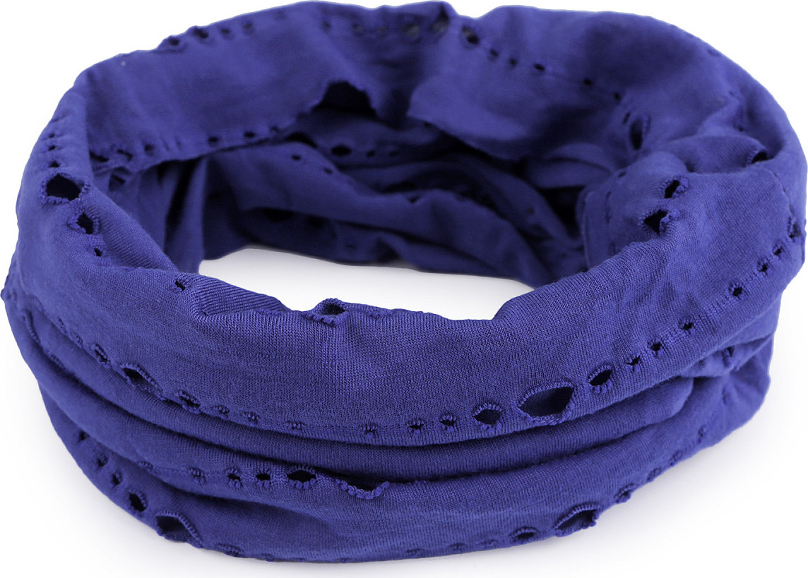 Šátek multifunkční elastický 50x50 cm Varianta: 14 modrá, Balení: 1 ks