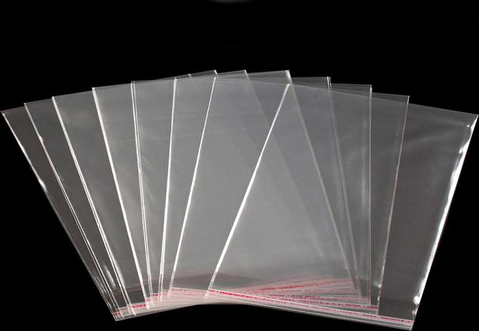 PP sáček s lepicí klopou 16x16 cm Varianta: transparent, Balení: 16000 ks