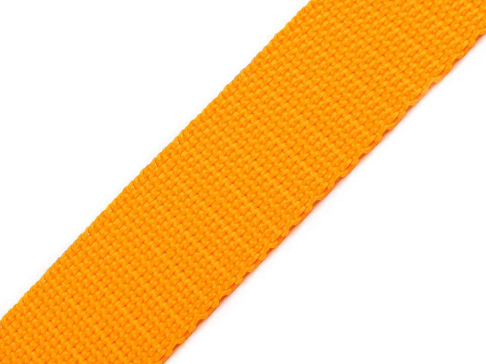 Popruh polypropylénový šíře 20 mm Varianta: 13 oranžovožlutá, Balení: 25 m