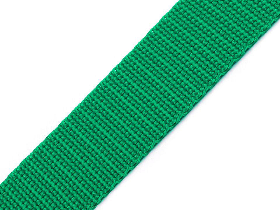 Popruh polypropylénový šíře 20 mm Varianta: 60 zelená smaragdová, Balení: 5 m