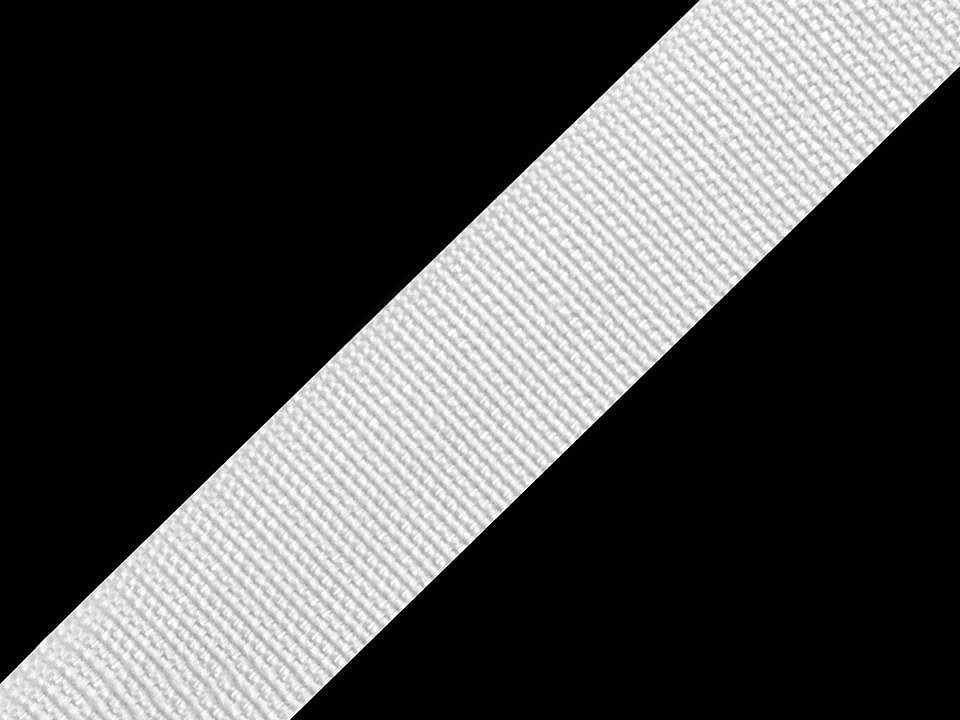 Popruh polypropylénový šíře 25 mm Varianta: 01 bílá, Balení: 25 m